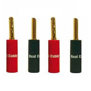 Разъемы Акустические Бананы Real Cable BFA6020-2C/4PCS